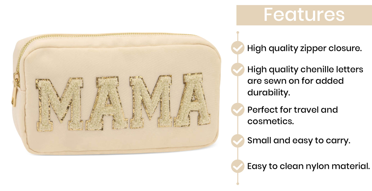 MAMA Nylon Pouch-Nude